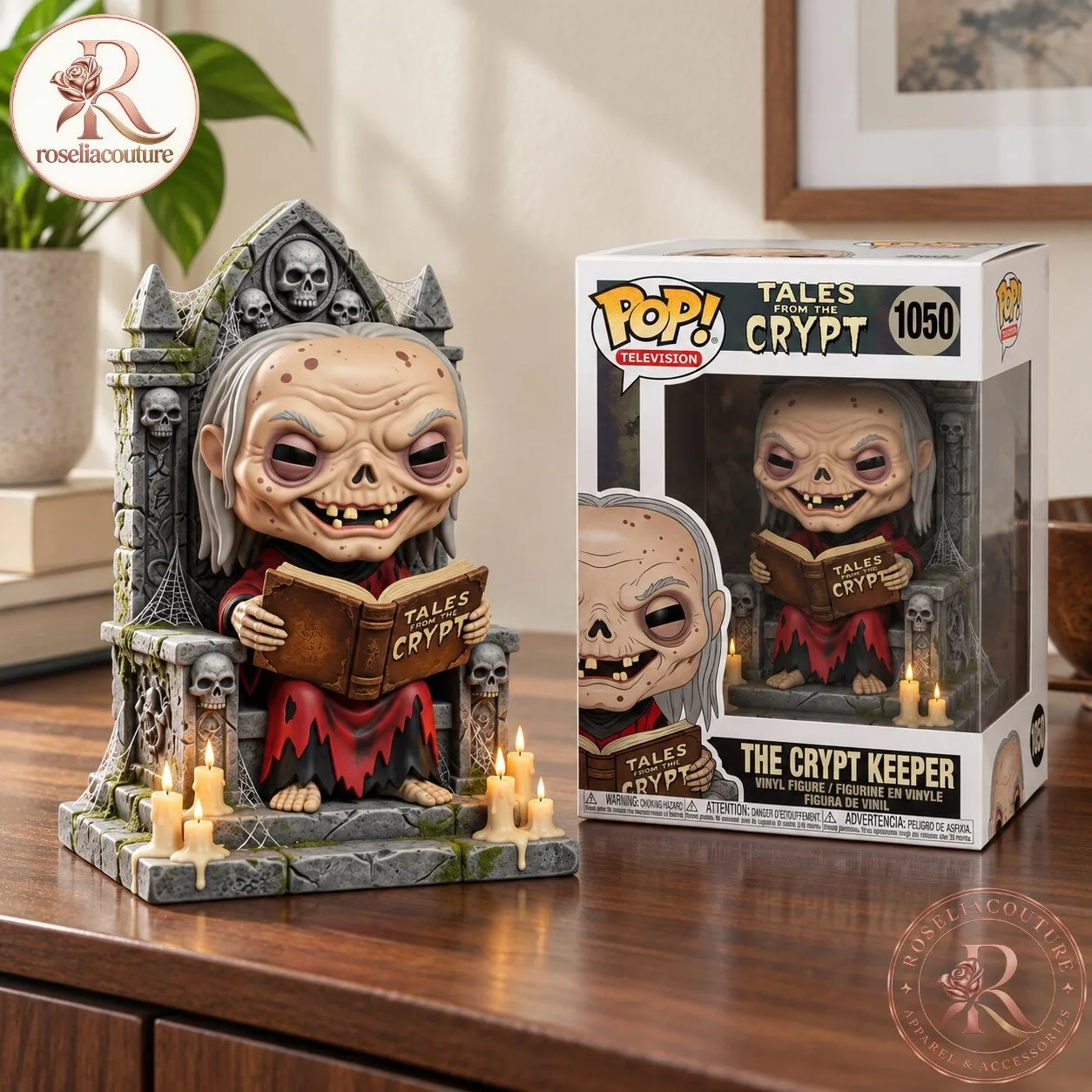 Funko Pop Tales from the Crypt Crypt Keeper on Throne