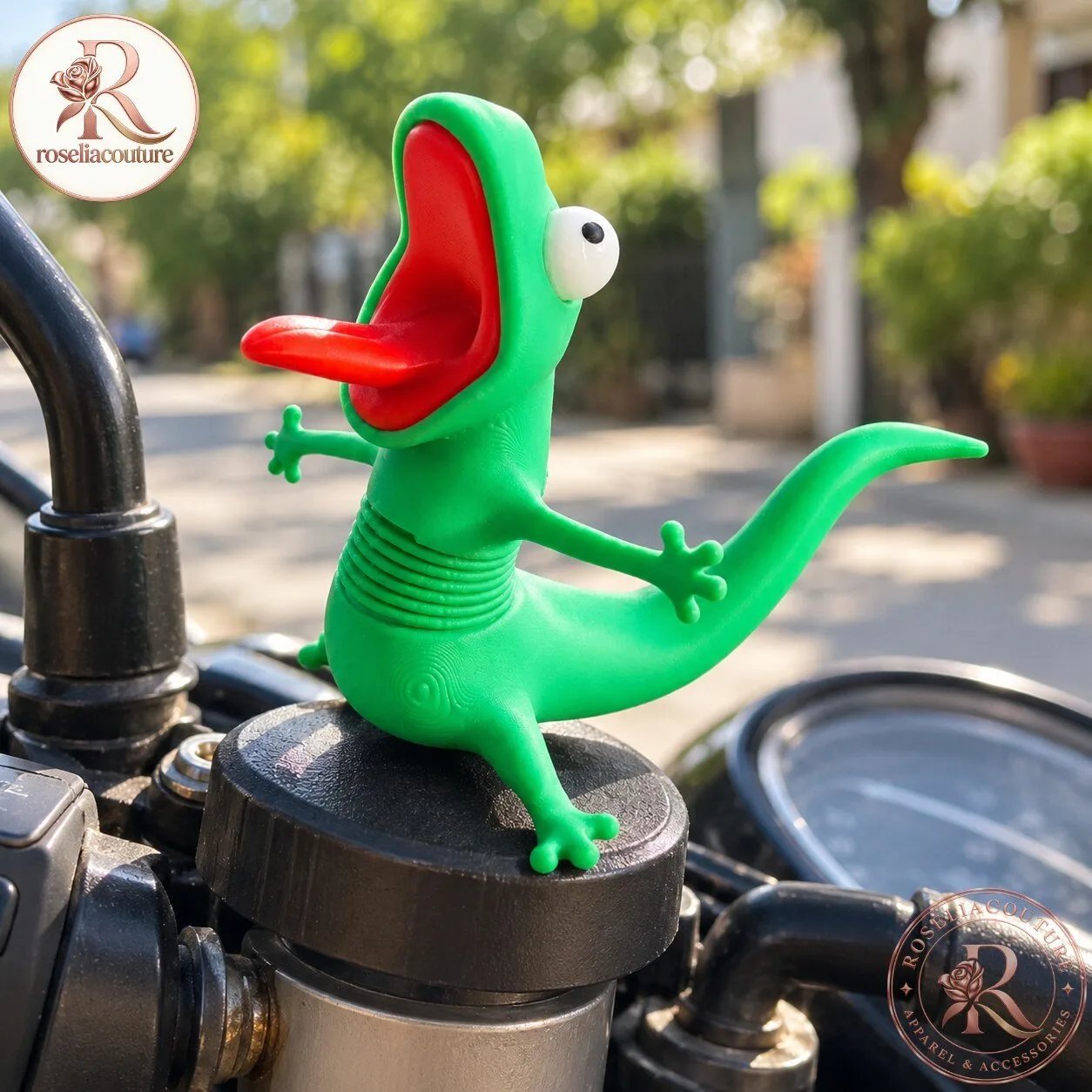 The Lizard RIDEBUDDY Motorcycle Brake Reservoir Cover