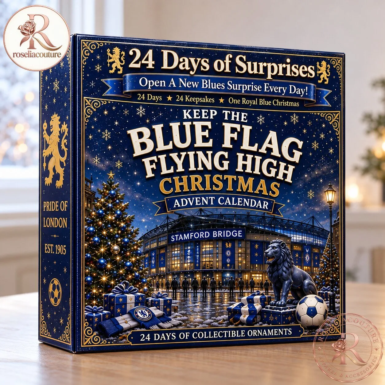 Chelsea Football Club Christmas Ornament Calendar 7 Chelsea Football Club Christmas Ornament Calendar