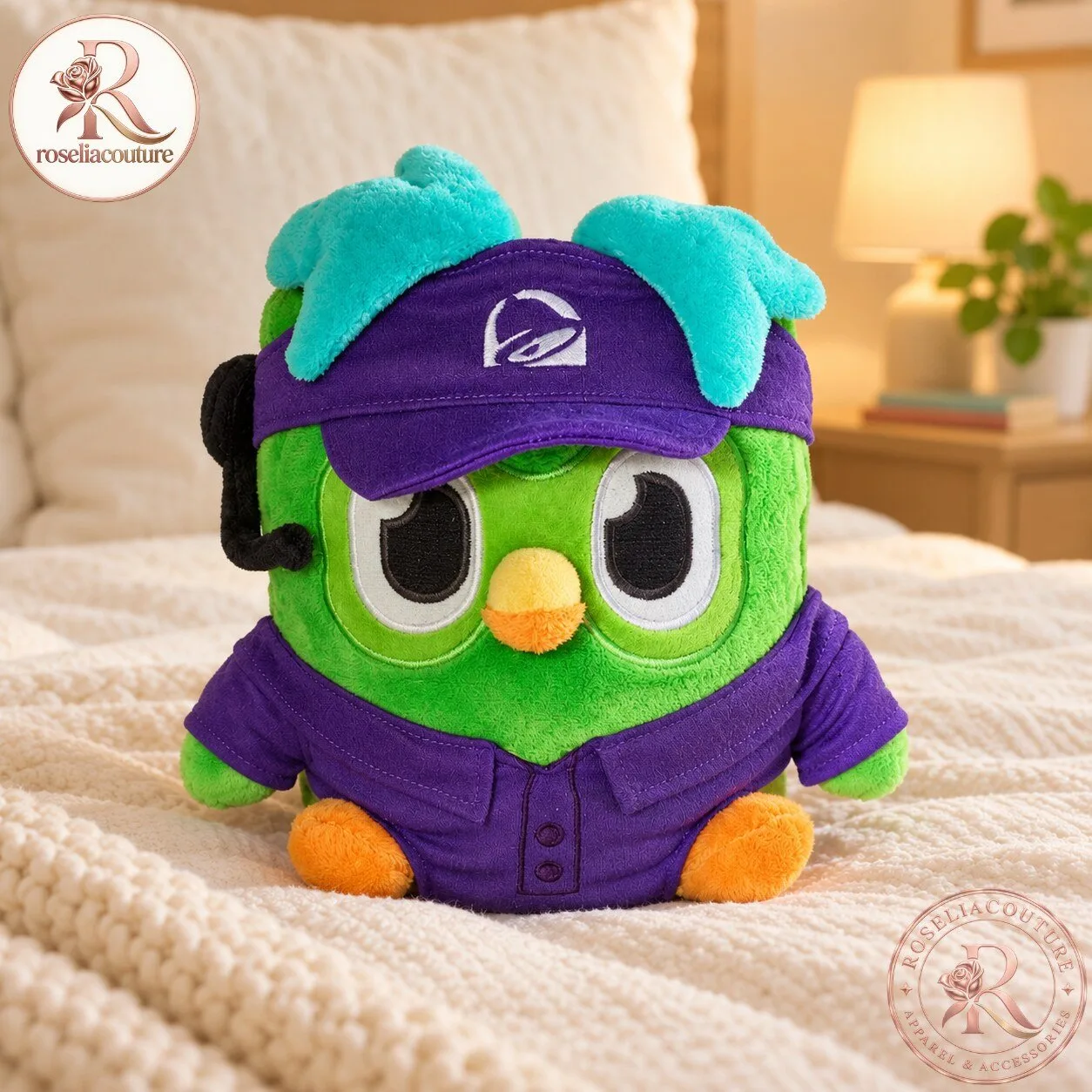 Taco Bell Duolingo Superhero Owl Plush 5 Taco Bell Duolingo Superhero Owl Plush