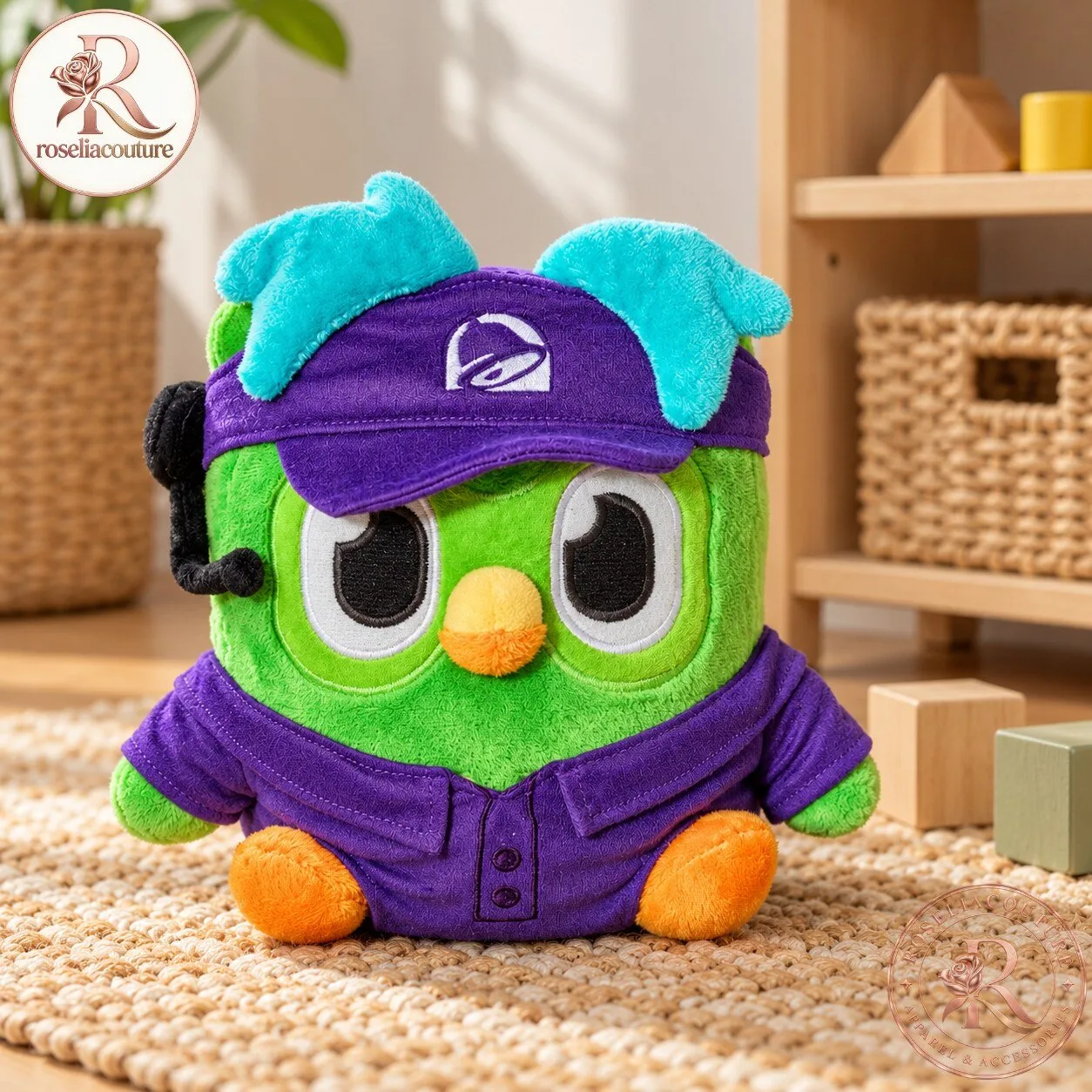 Taco Bell Duolingo Superhero Owl Plush 7 Taco Bell Duolingo Superhero Owl Plush