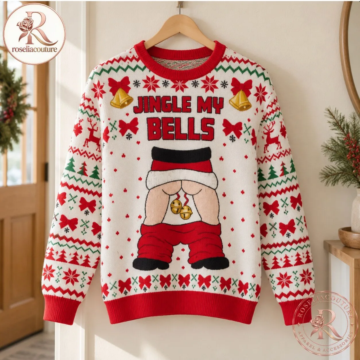 Jingle My Bells Funny Christmas Sweater