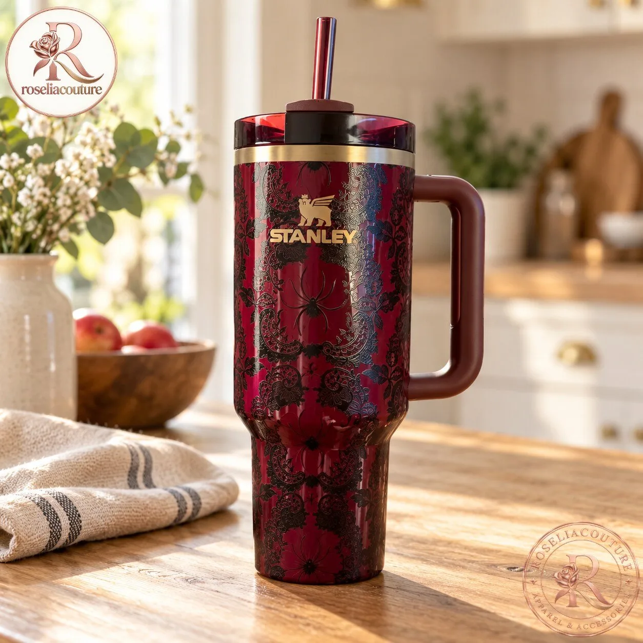 Stanley Halloween Spider Web Tumbler