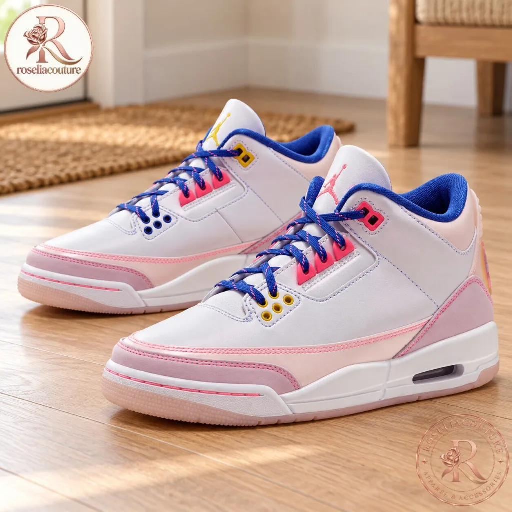 "Elevate Kids’ Style with Pink Lola Bunny Air Jordan 3 SE" 7 Lola Bunny Air Jordan 3 SE Sneakers for Kids Pink White