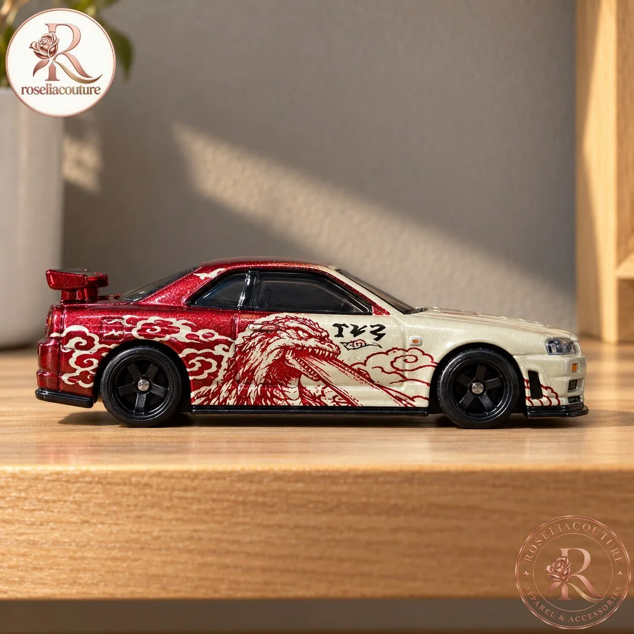 Hot Wheels Premium Godzilla Nissan Skyline GT R BNR34