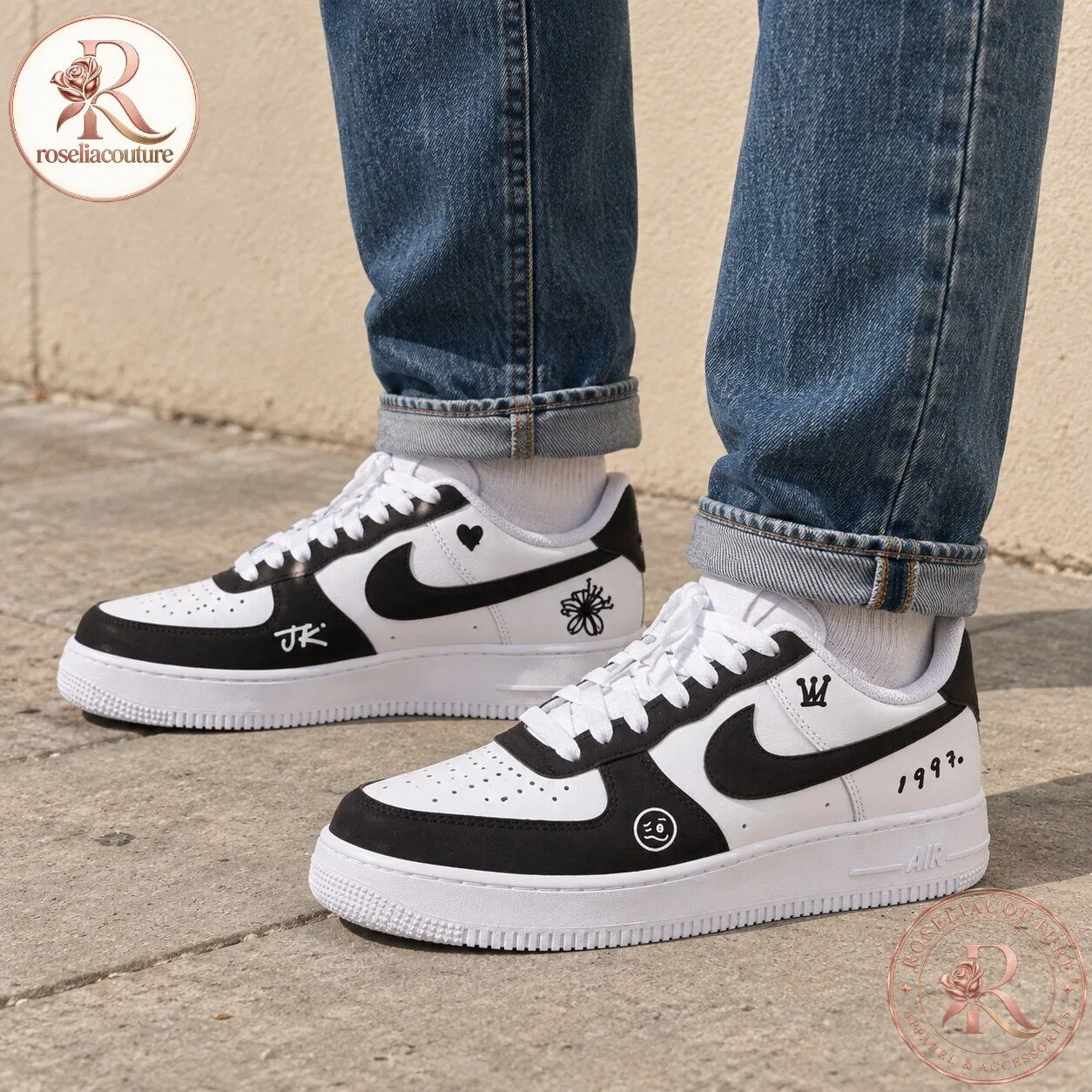 Jungkook Edition Rebel 97 Nike Air Force 1 Sneakers 6 Jungkook Edition Rebel 97 Nike Air Force 1 Sneakers