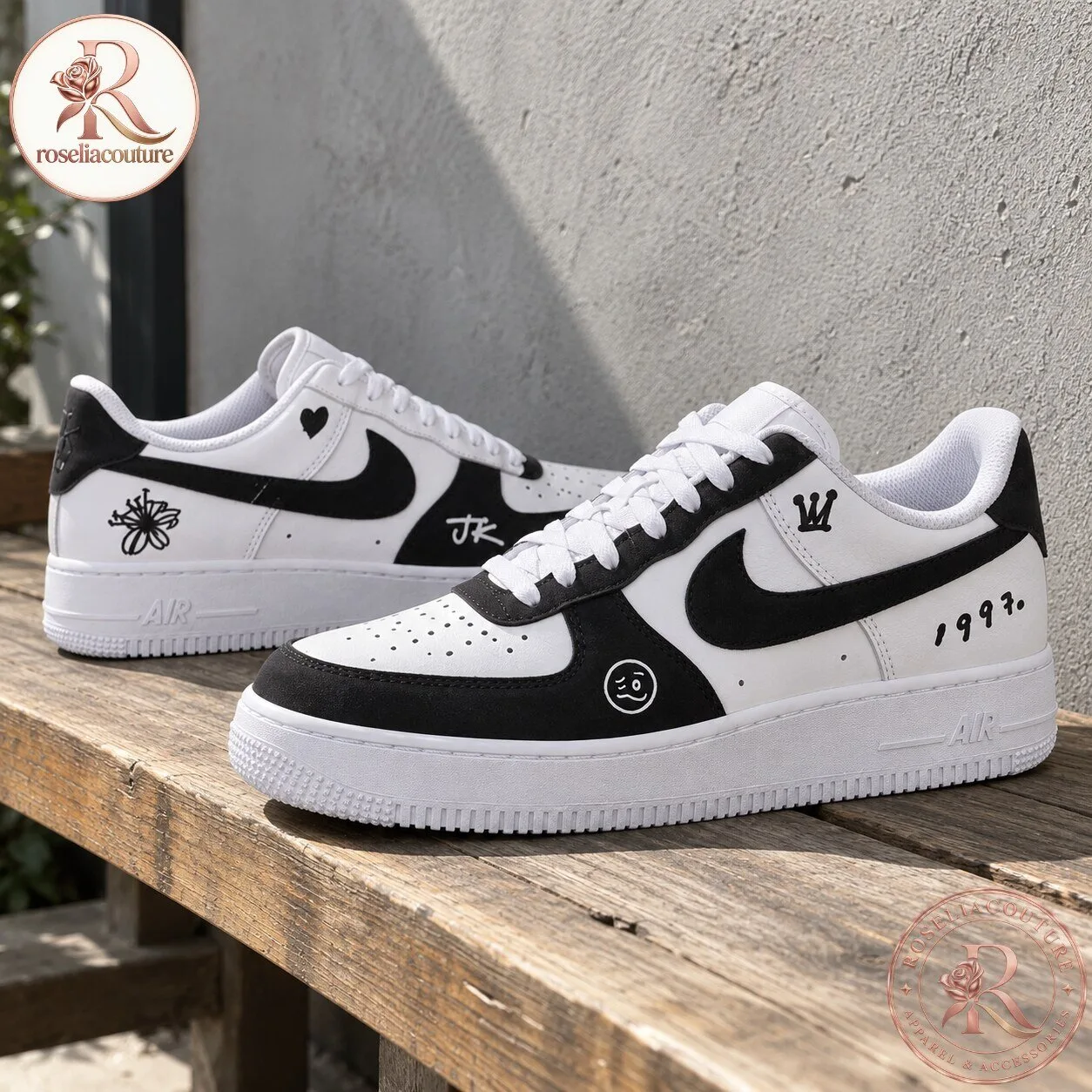 Jungkook Edition Rebel 97 Nike Air Force 1 Sneakers 7 Jungkook Edition Rebel 97 Nike Air Force 1 Sneakers