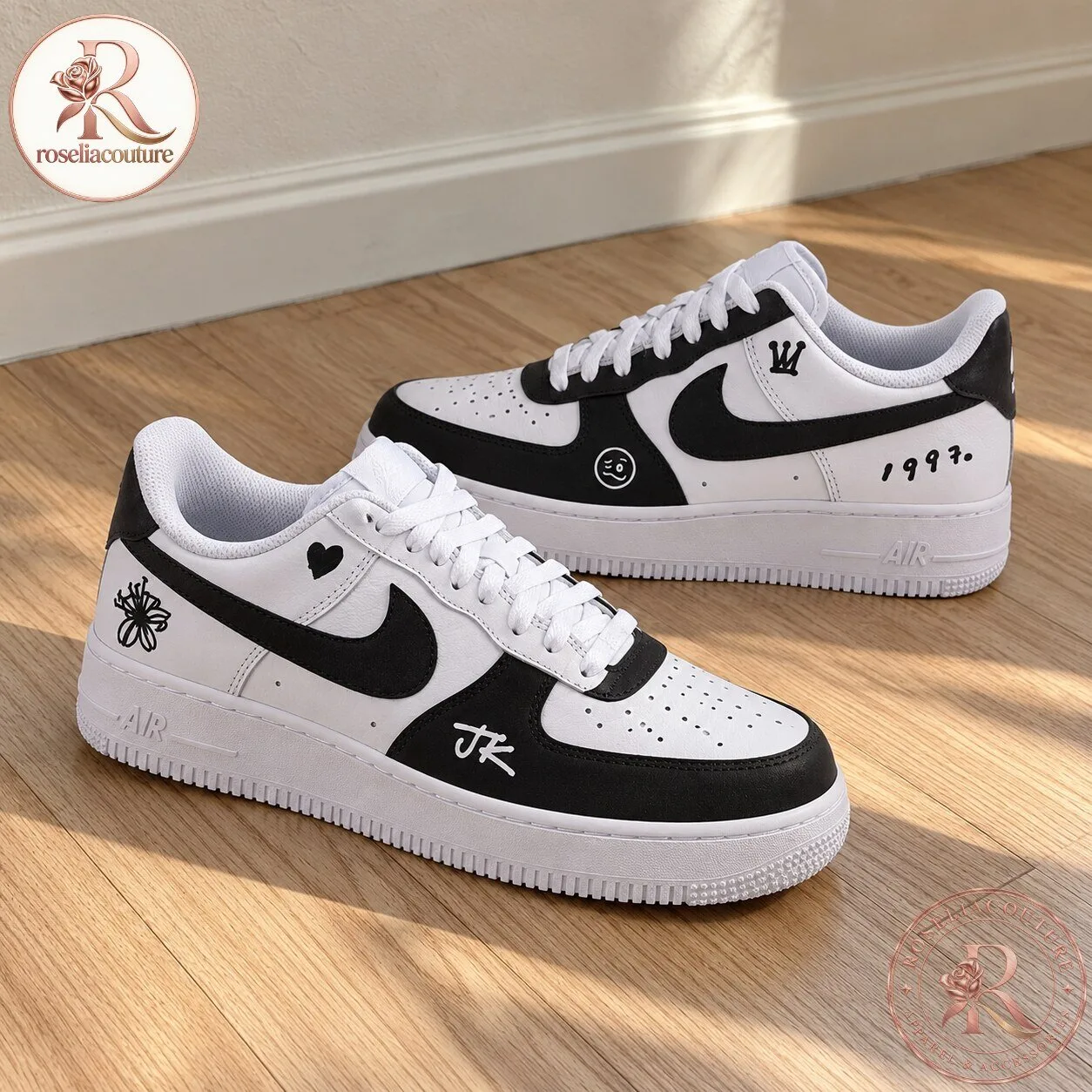 Jungkook Edition Rebel 97 Nike Air Force 1 Sneakers 9 Jungkook Edition Rebel 97 Nike Air Force 1 Sneakers