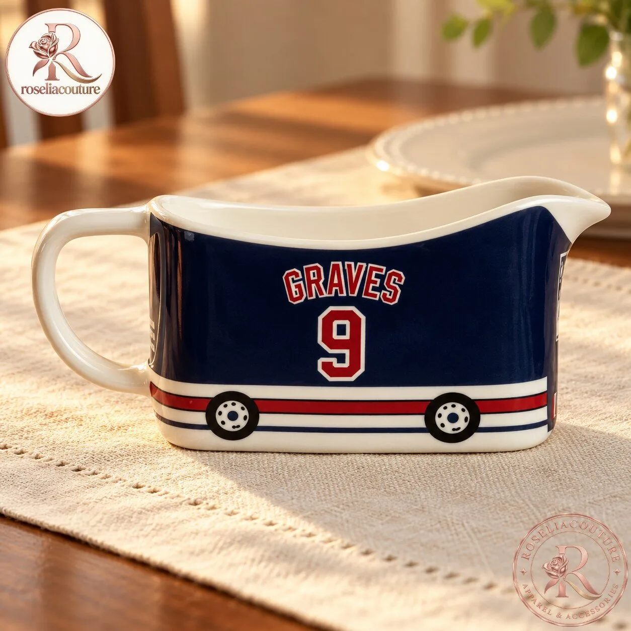 New York Rangers Jersey Gravy Boat Exclusive Collectible