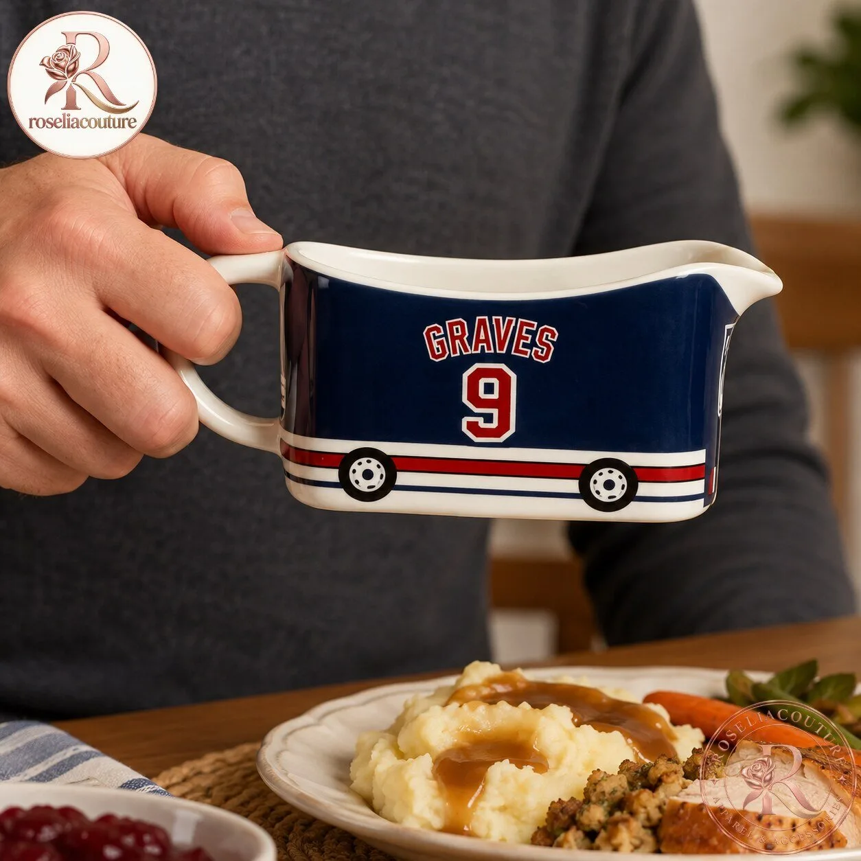 New York Rangers Jersey Gravy Boat Exclusive Collectible 6 New York Rangers Jersey Gravy Boat Exclusive Collectible