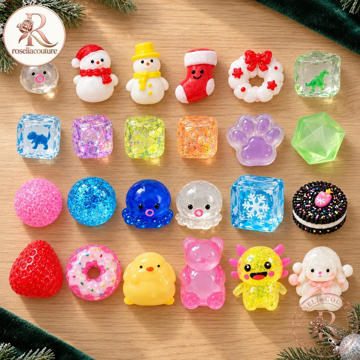 Squishy Fidget Toy Advent Calendar – 24-Day Christmas Countdown 5 Squishy Fidget Toy Advent Calendar – 24-Day Christmas Countdown