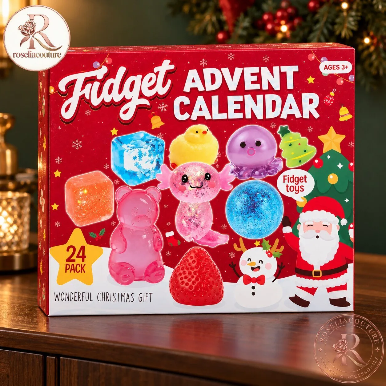 Squishy Fidget Toy Advent Calendar – 24-Day Christmas Countdown 7 Squishy Fidget Toy Advent Calendar – 24-Day Christmas Countdown