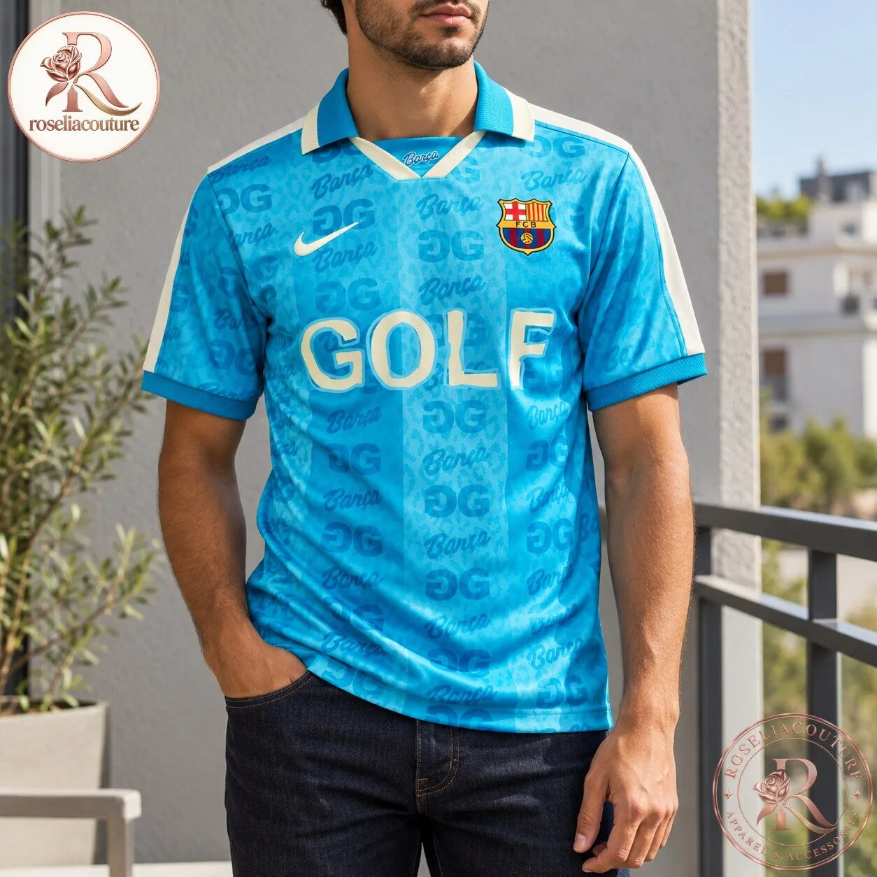 FC Barcelona x Spotify x Golf Wang Soccer Jersey 5 FC Barcelona x Spotify x Golf Wang Soccer Jersey