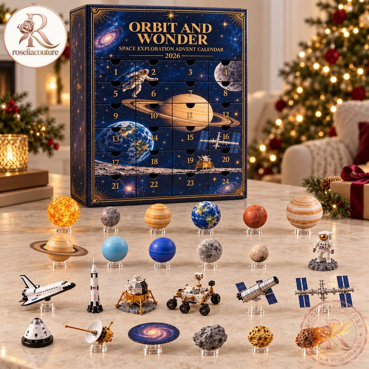 Space-Themed Advent Calendar 2026 – 24-Day Christmas Countdown