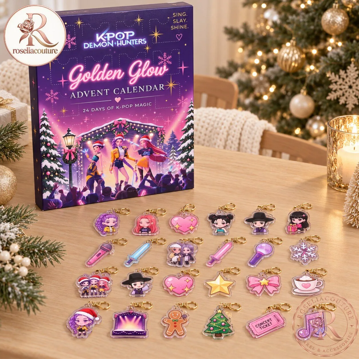 Golden Glow K Pop Advent Calendar 24 Days of K Pop Magic