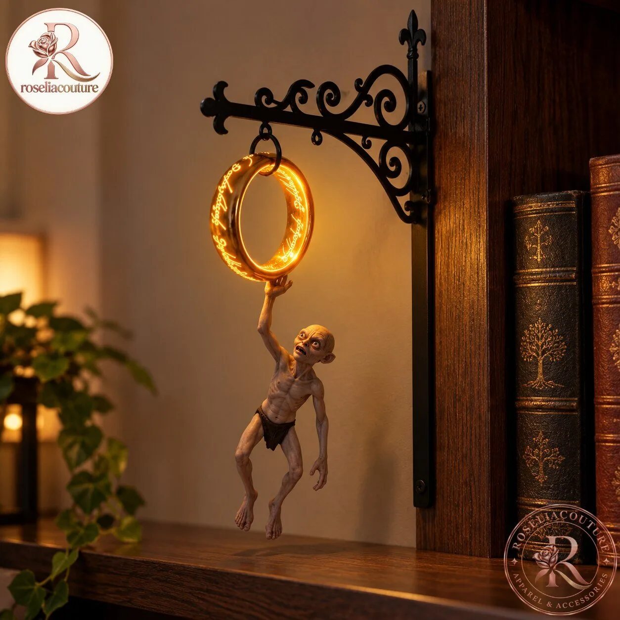 Gollum Glowing One Ring Light 2026 Bookshelf Decor 7 Gollum Glowing One Ring Light 2026 Bookshelf Decor