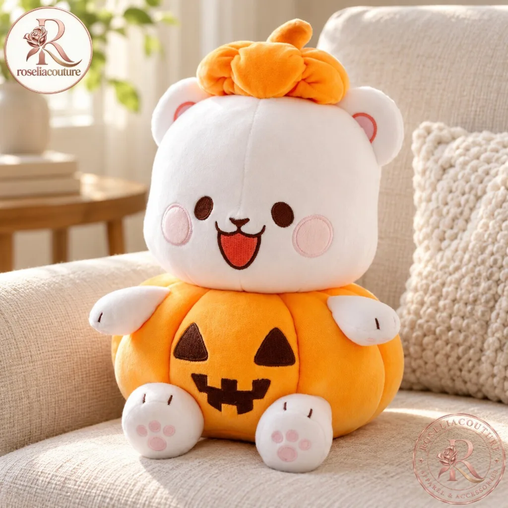 Milk Bear Halloween Pumpkin Plush 2026 Stuffed Toy