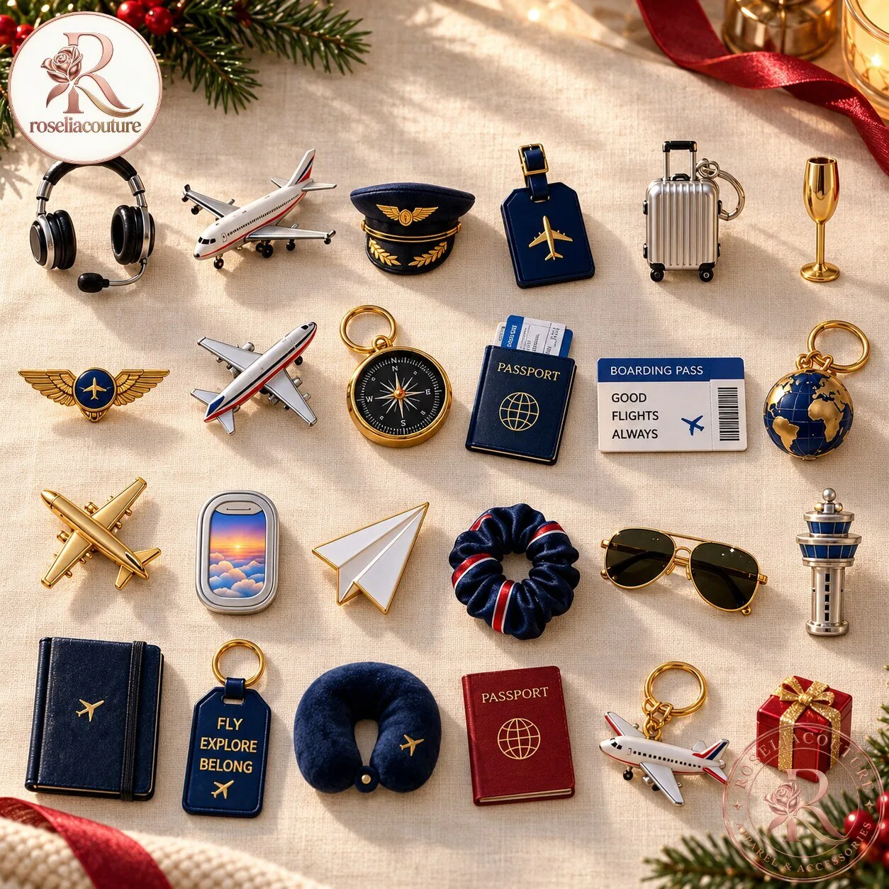 Wings Advent Calendar 2026 Christmas Gift for Flight Crew 5 Wings Advent Calendar 2026 Christmas Gift for Flight Crew
