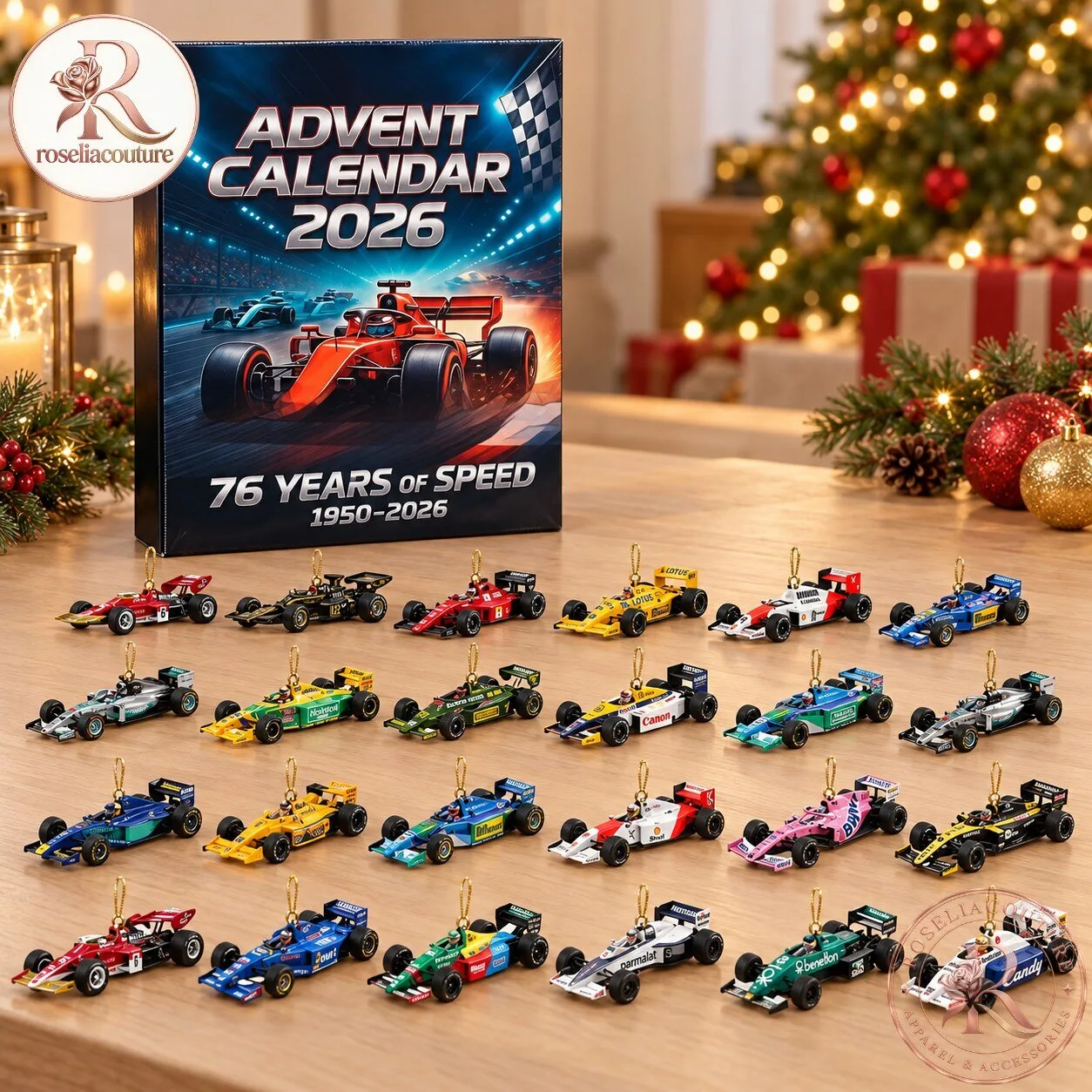 Formula Car Christmas Advent Calendar 2026 Racing Gift Box