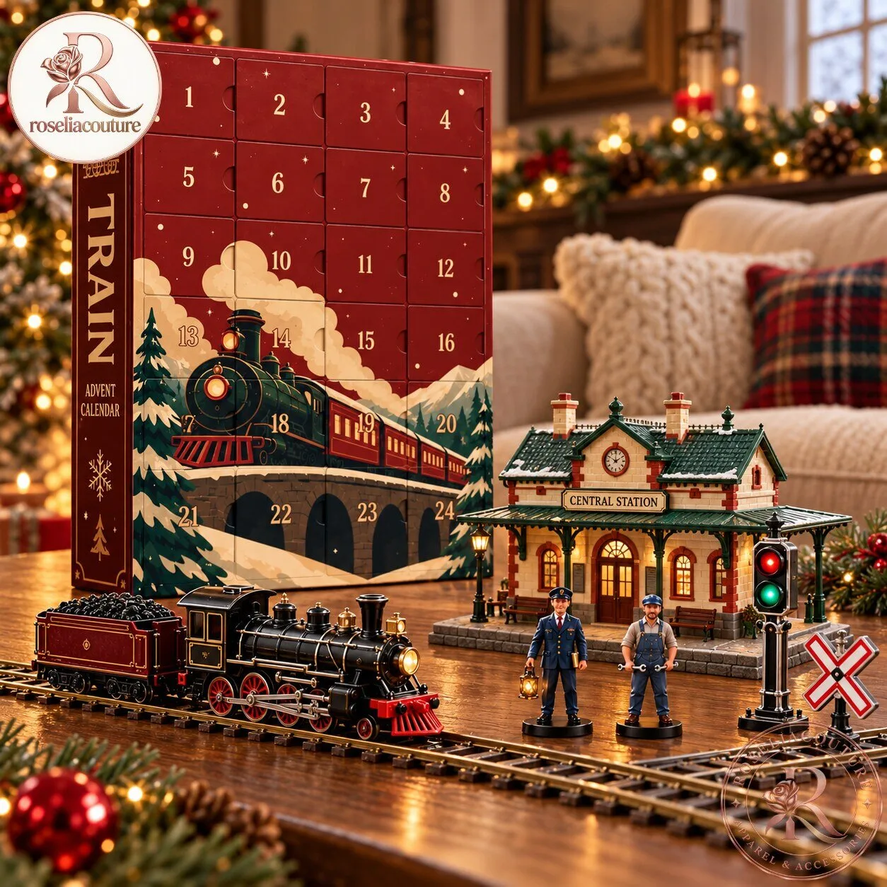 Train Lovers Advent Calendar with 24 Christmas Surprises 6 Train Lovers Advent Calendar with 24 Christmas Surprises