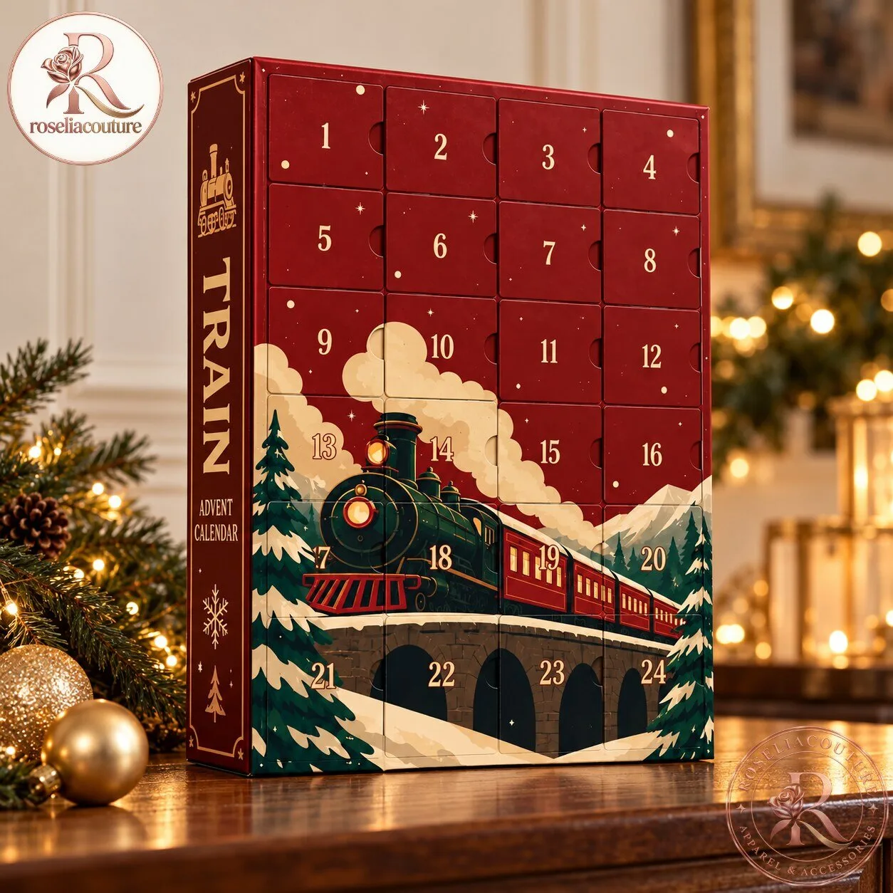 Train Lovers Advent Calendar with 24 Christmas Surprises 7 Train Lovers Advent Calendar with 24 Christmas Surprises