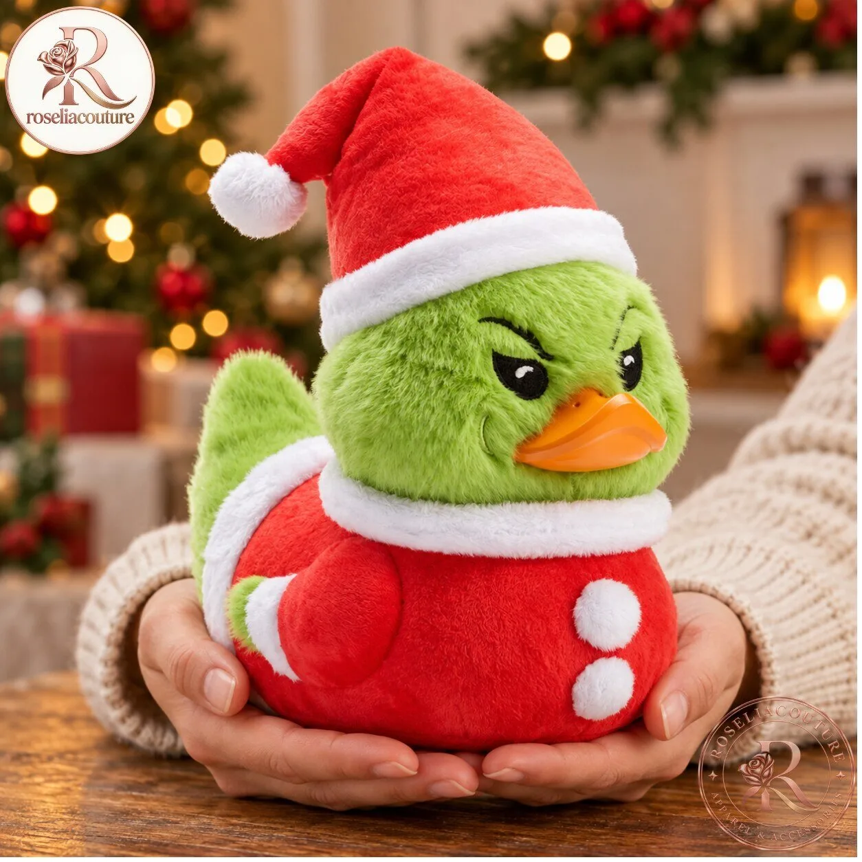 The Grinch Christmas Duck Plushie 5 The Grinch Christmas Duck Plushie