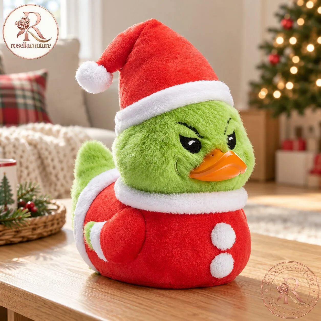 The Grinch Christmas Duck Plushie 7 The Grinch Christmas Duck Plushie