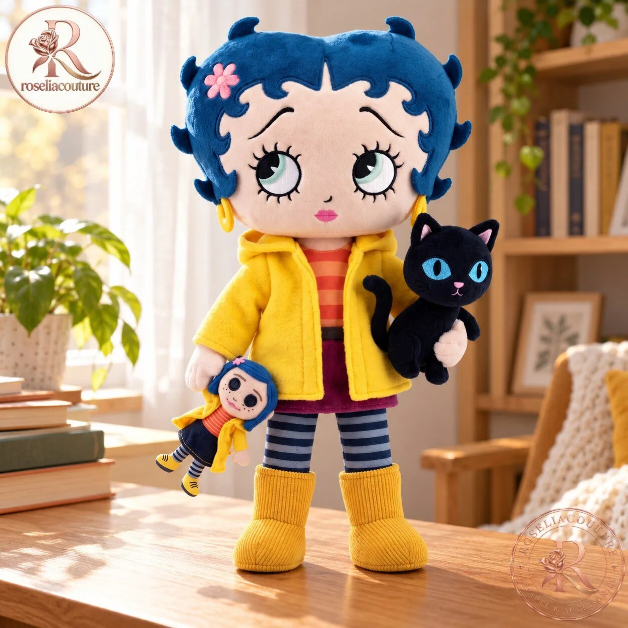 Betty Boop Coraline Inspired Plush Doll