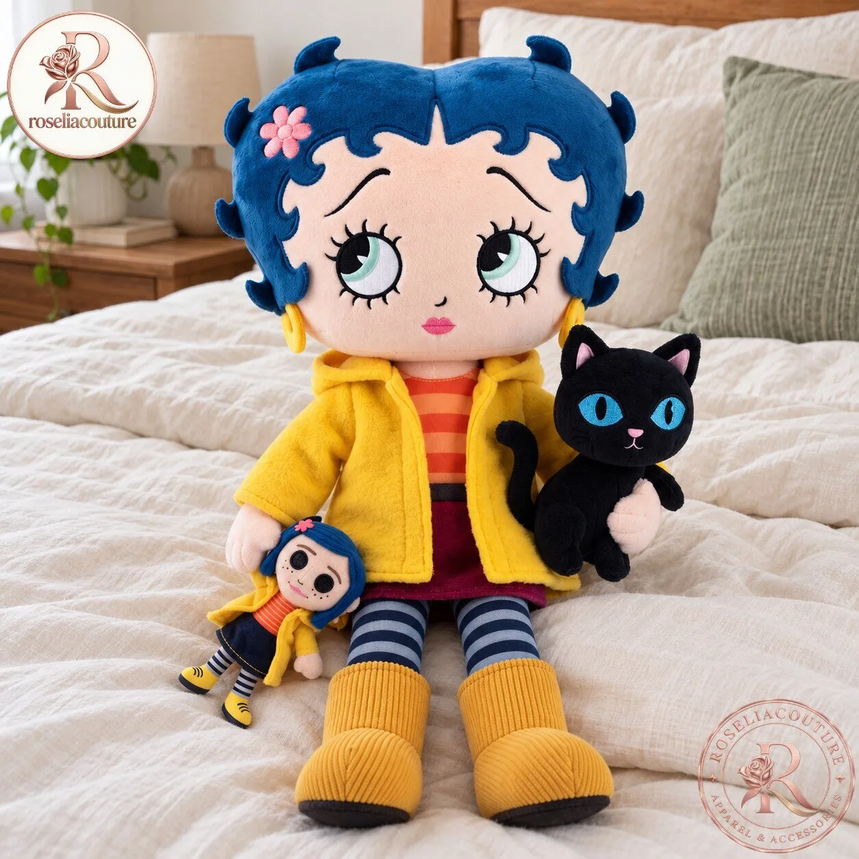 Betty Boop Coraline Inspired Plush Doll 6 Betty Boop Coraline Inspired Plush Doll