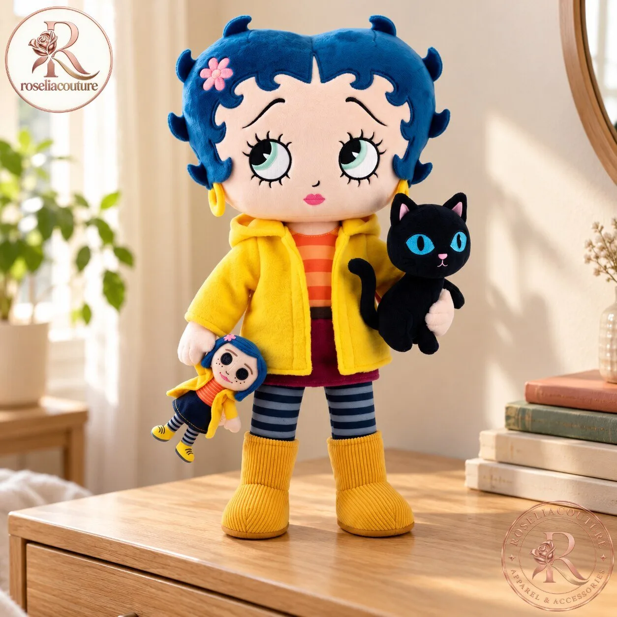 Betty Boop Coraline Inspired Plush Doll 7 Betty Boop Coraline Inspired Plush Doll