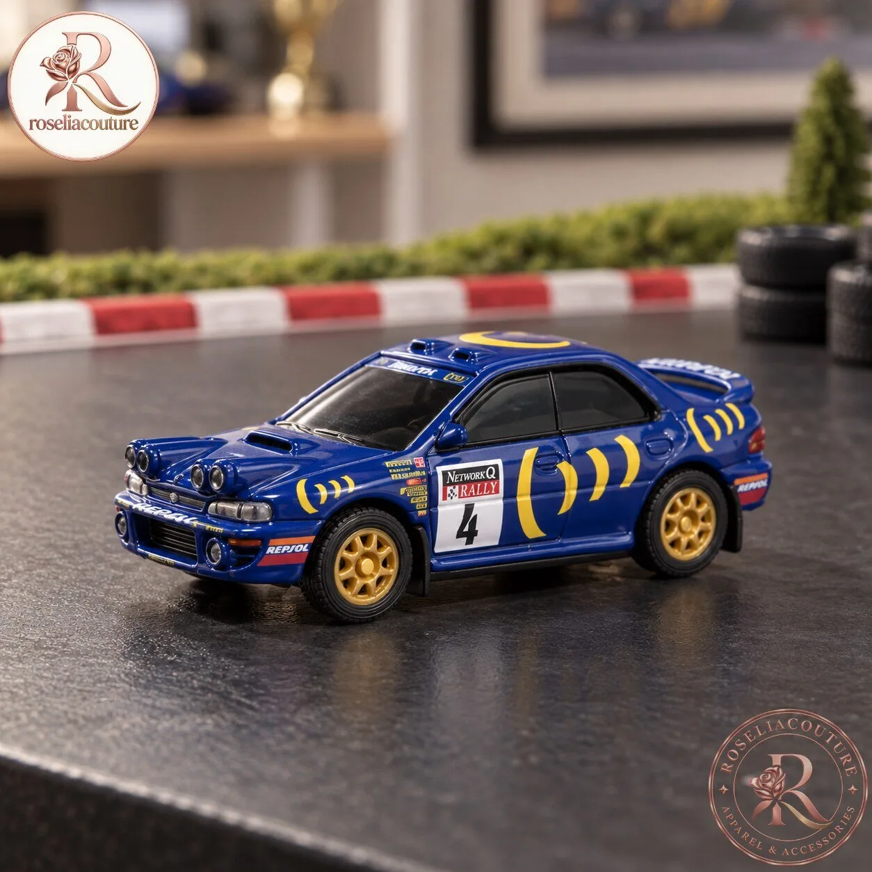 Hot Wheels Subaru Impreza Rally Car Gift for Collectors