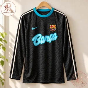 FC Barcelona x Spotify x Golf Wang Black Long Sleeve Jersey