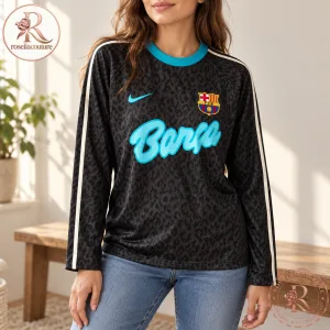 FC Barcelona x Spotify x Golf Wang Black Long Sleeve Jersey