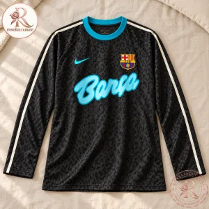 FC Barcelona x Spotify x Golf Wang Black Long Sleeve Jersey