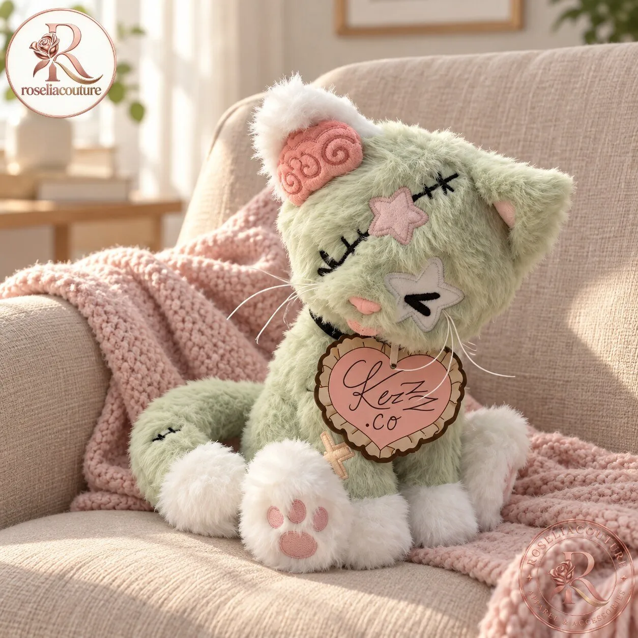 Zombie Kitty Halloween Plush Toy 4 Zombie Kitty Halloween Plush Toy