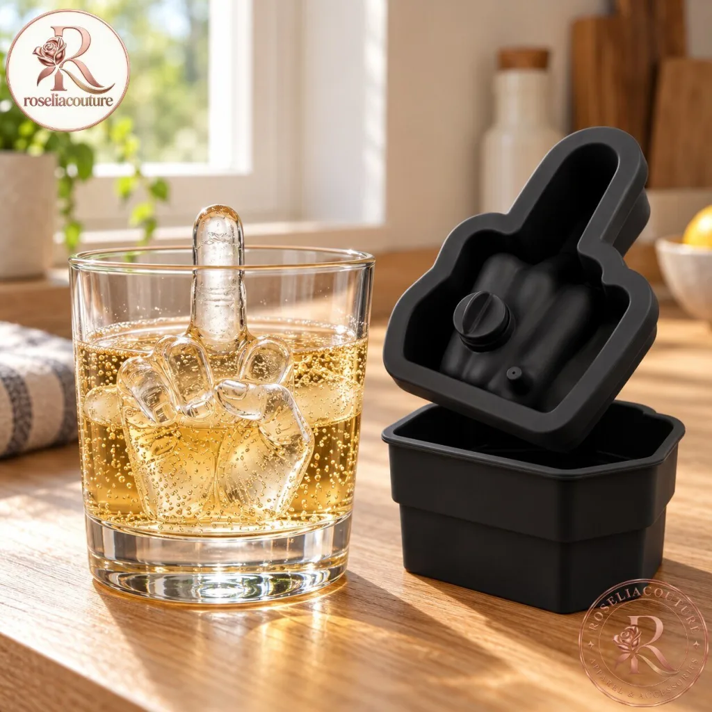 Middle Finger Ice Cube Mold Funny Gag Gift Middle Finger Ice Cube Mold Funny Gag Gift