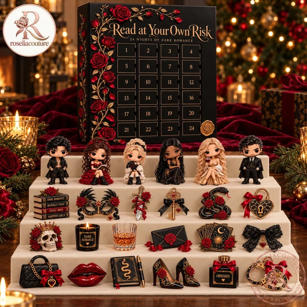 "Discover 2026's Dark Romance Advent Calendar & Grinch Faucet Cover" 11 Dark Romance Advent Calendar 2026 with 24 Collectible Surprises