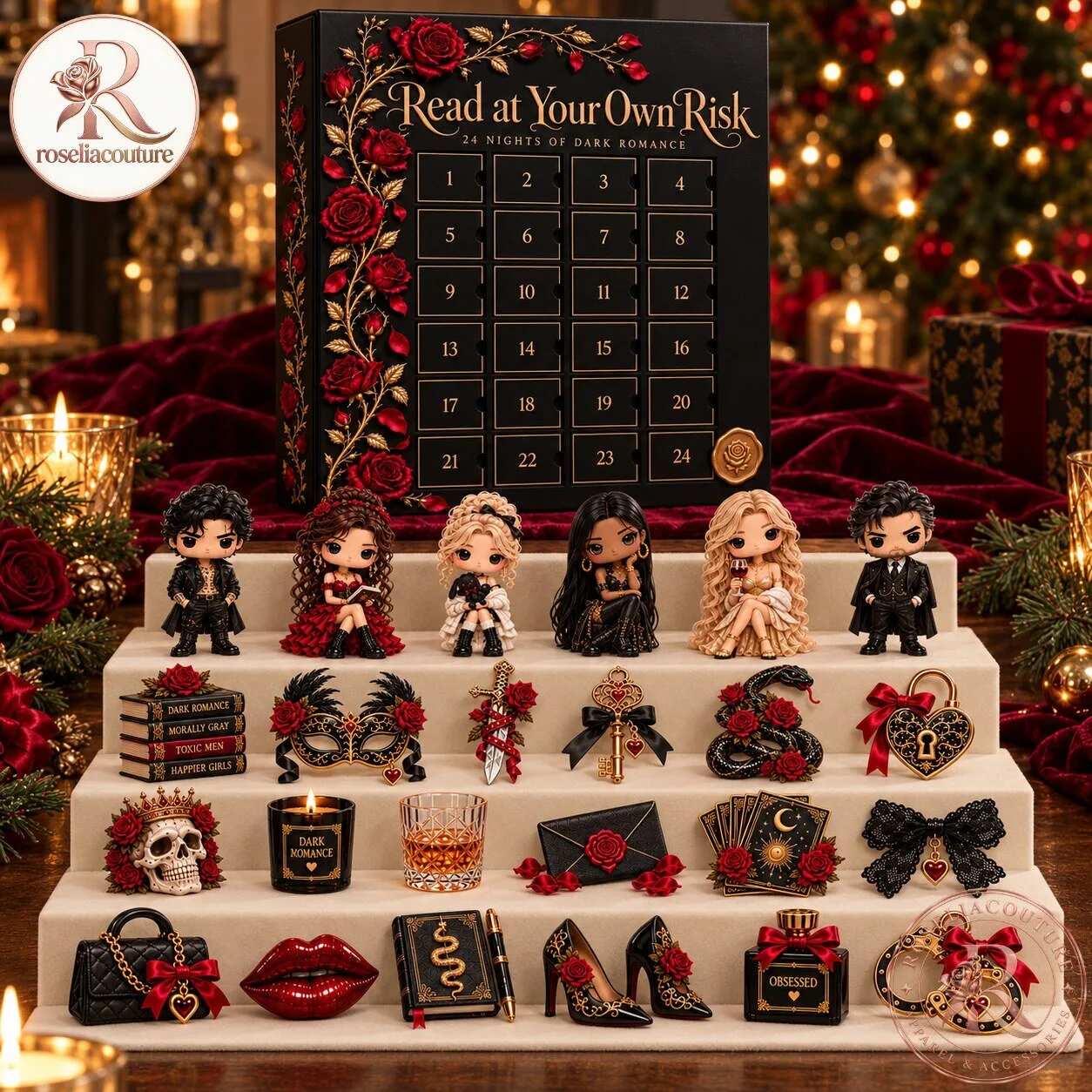 Dark Romance Advent Calendar 2026 with 24 Collectible Surprises
