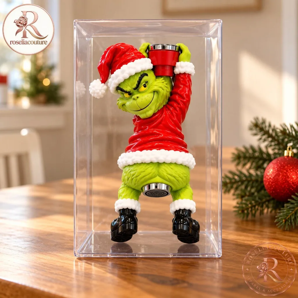 Grinch Christmas Faucet Cover for Kitchen Sink Grinch Christmas Faucet Cover for Kitchen Sink