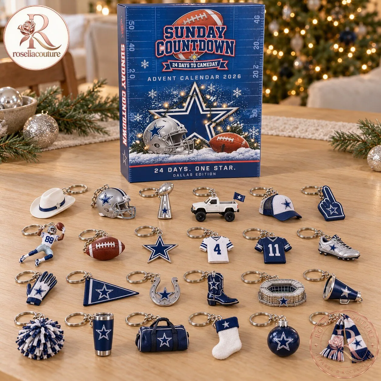 Sunday Countdown Dallas Cowboys Advent Calendar 2026 with 24 Days of Surprises 7 Sunday Countdown Dallas Cowboys Advent Calendar 2026 with 24 Days of Surprises