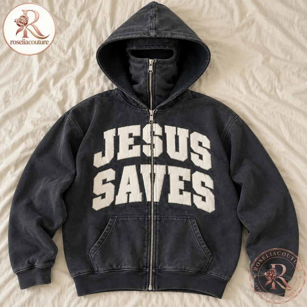 H&M Inspired Christian Graphic Full Zip Hoodie H&M Inspired Christian Graphic Full Zip Hoodie