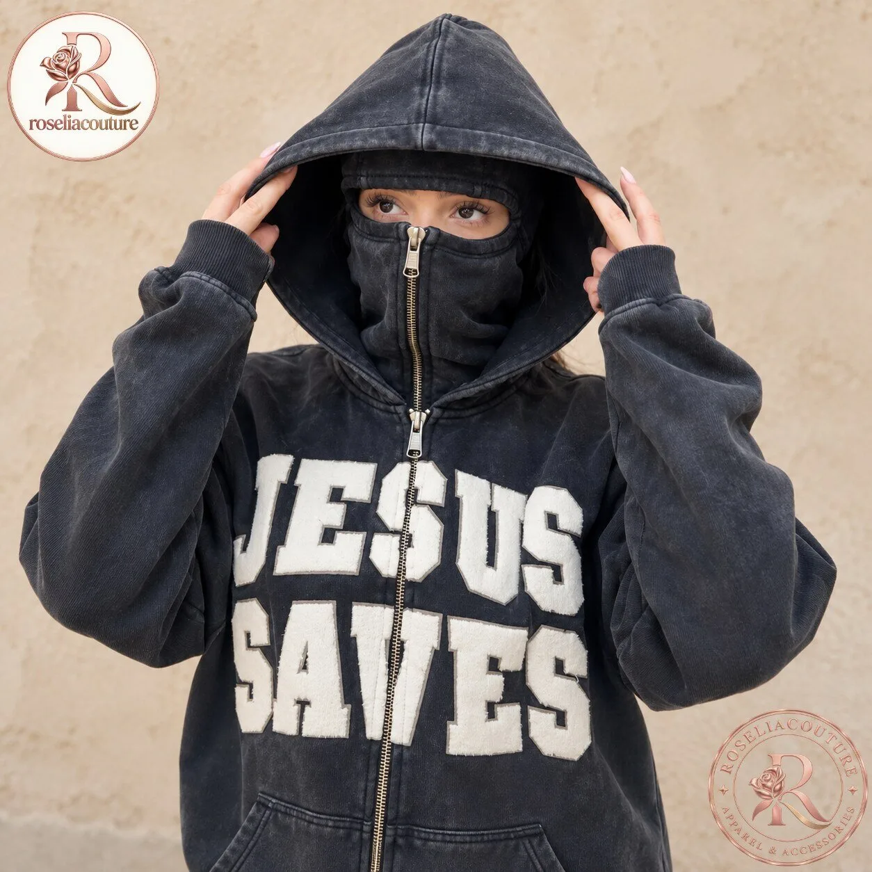 H&M Inspired Christian Graphic Full Zip Hoodie 6 H&M Inspired Christian Graphic Full Zip Hoodie