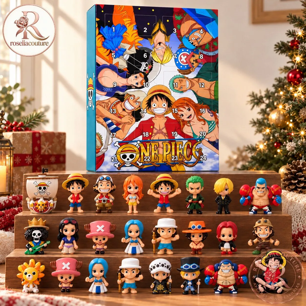 One Piece Christmas Countdown Calendar 2026 with Mini Collectibles 6 One Piece Christmas Countdown Calendar 2026 with Mini Collectibles