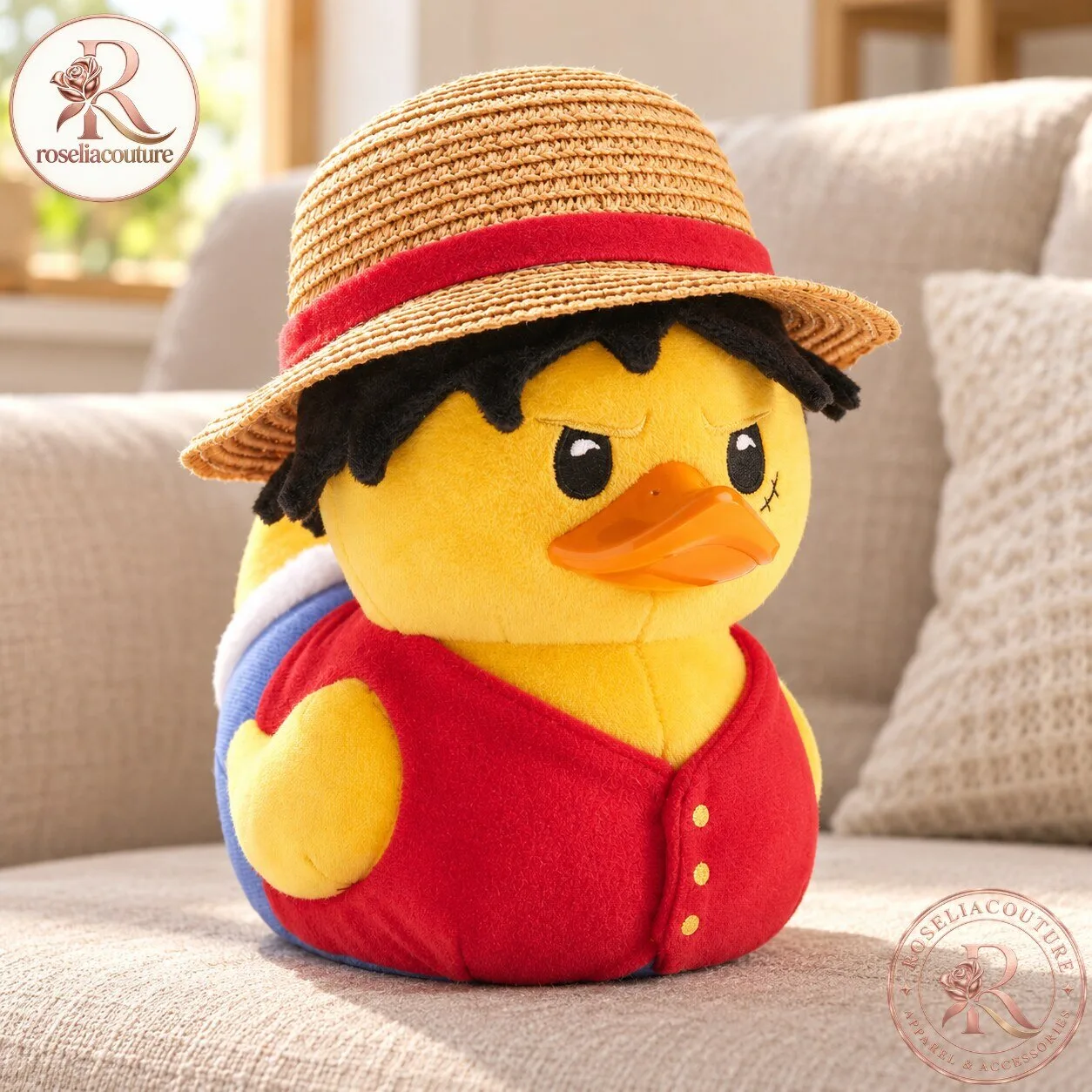 One Piece Monkey D Luffy TUBBZ Plush Duck Collectible Toy